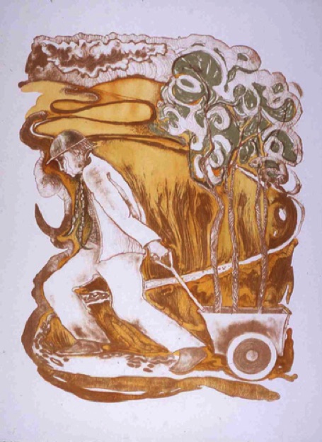 Planting Trees 28" x 22"
3 colors (Limestone& 2 Plates) Planting Trees 28" x 22"
3 colors (Limestone& 2 Plates)